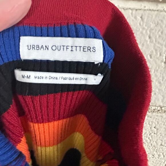 Urban Outfitters Rainbow Tube Mini Dress size M - Picture 6 of 9